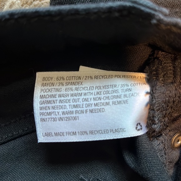 Goodfellow Mens Jeans Black Denim Pants Total Flex Straight Size 40Wx30L - Picture 6 of 7